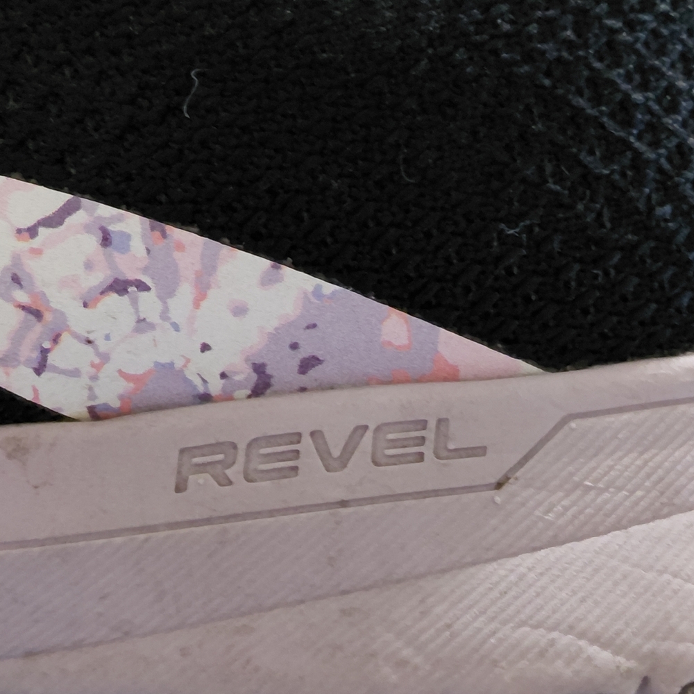 BROOKS 11.5B REVEL 5 ENERGIZER NEUTRAL 1203611B073 PURPLE WHITE STRIPE & ANKLE - Picture 12 of 16